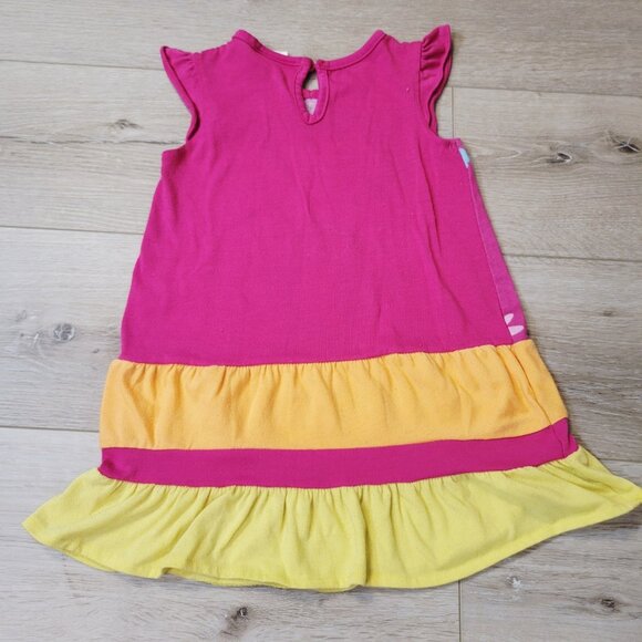 Vtg Y2K Nickelodeon Dora the Explorer Sz 4 Pajama Nightgown Missing Button - Picture 4 of 4